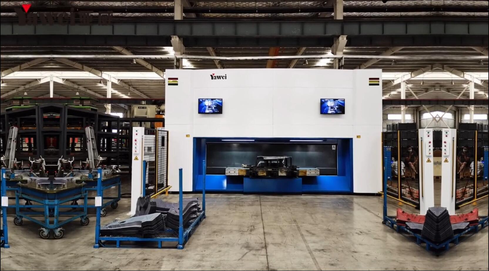 三维五轴切割客户现场