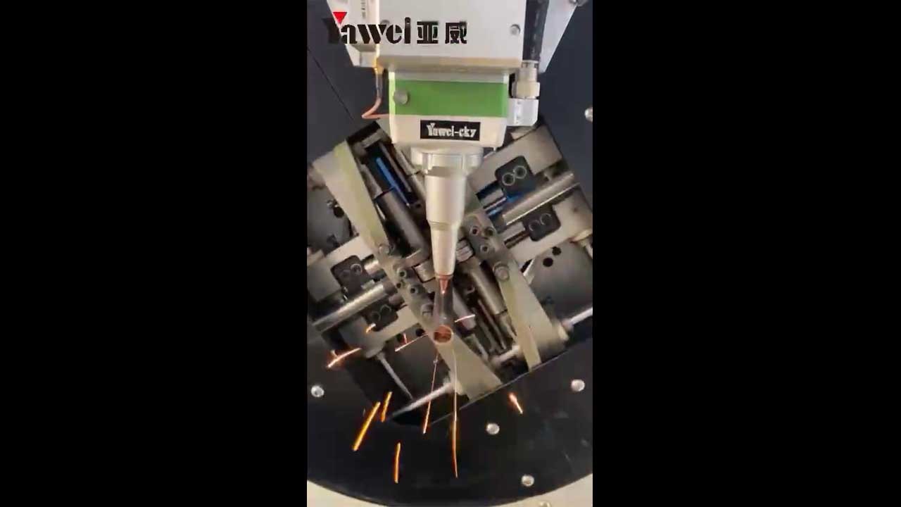 激光切管客户现场